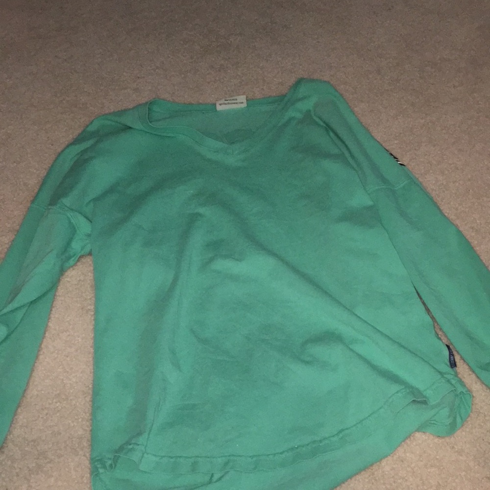 Smithsonian green shirt